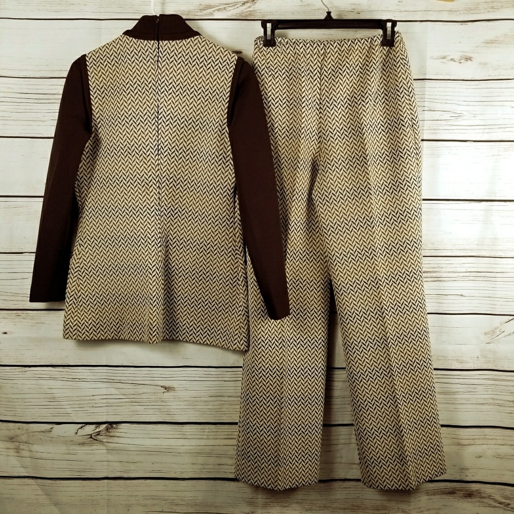 Butte Knit | 70s Unionmade Pantsuit 2 Piece Outfit - Picture 2 of 6